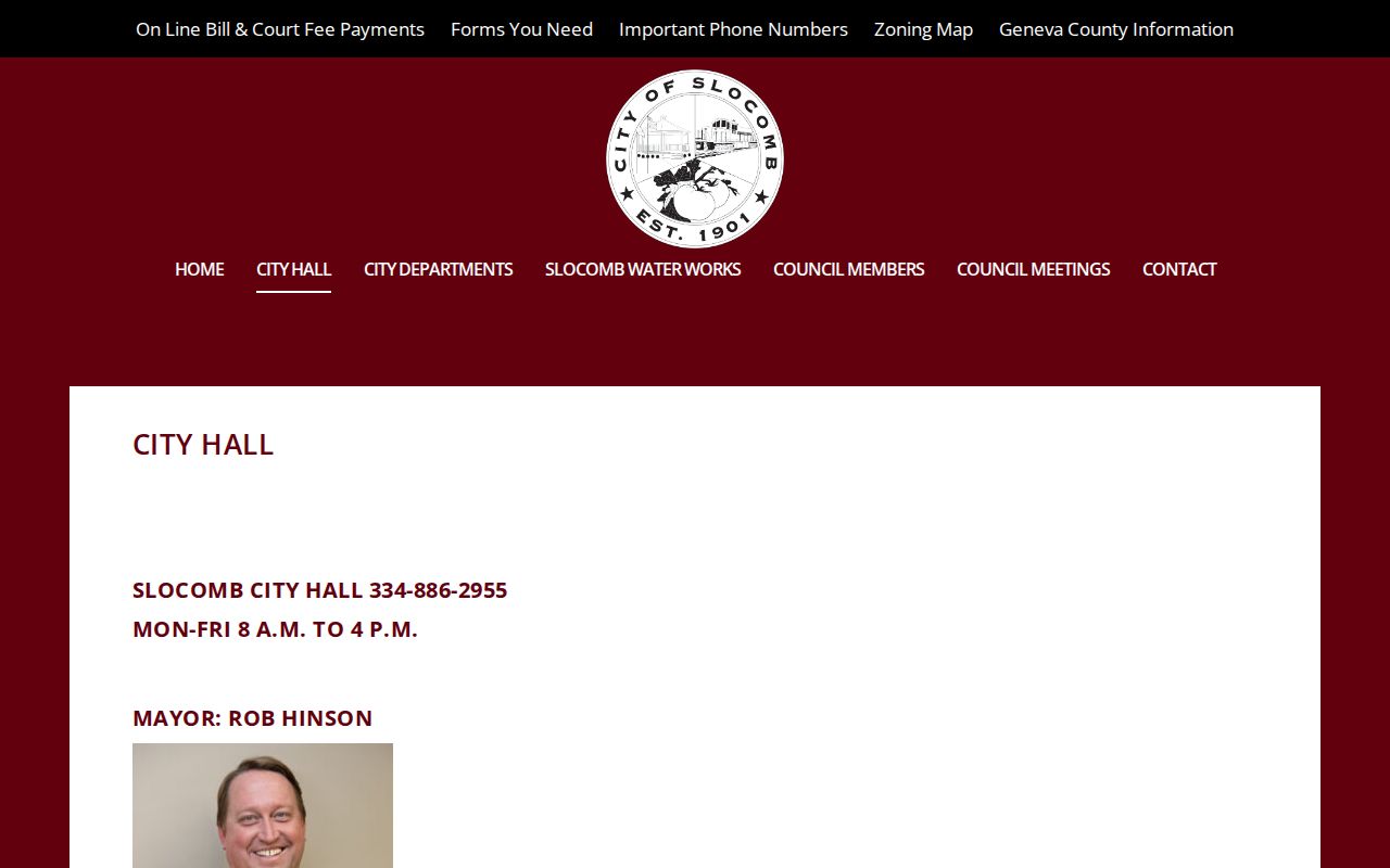 Geneva County Slocomb criminal history City Hall records office